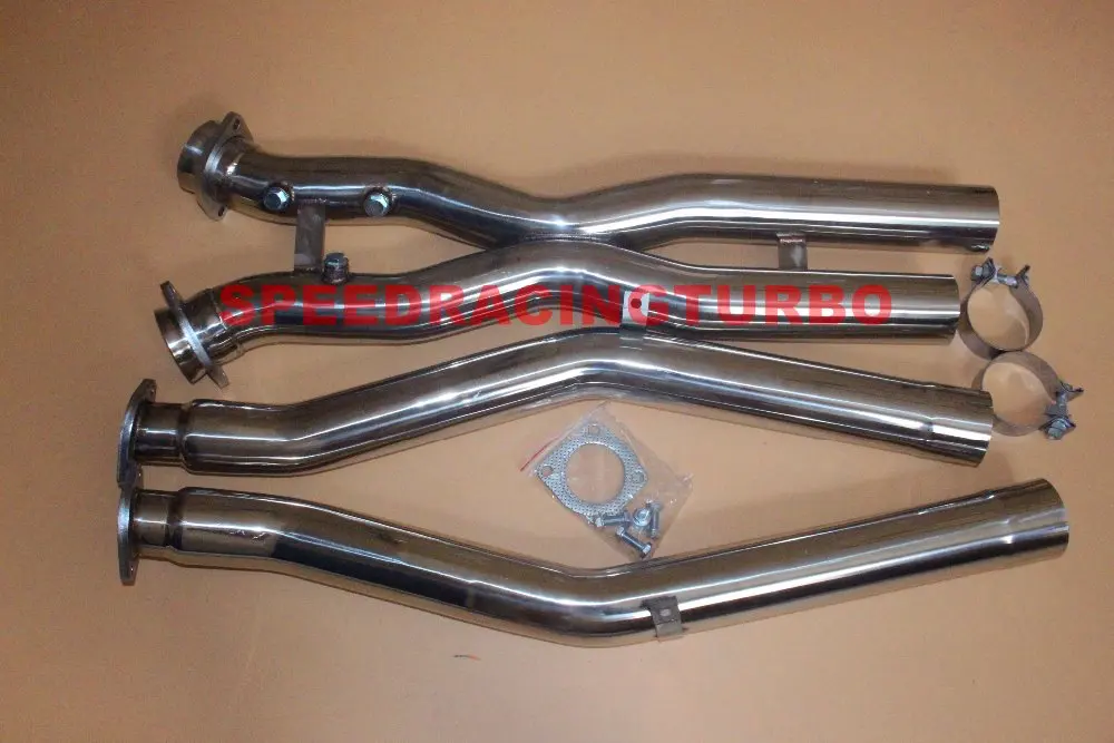 

EXHAUST CROSS X-PIPE CATBACK FOR 97-04 CHEVY CORVETTE C5 LS1/LS6 STAINLESS STEEL