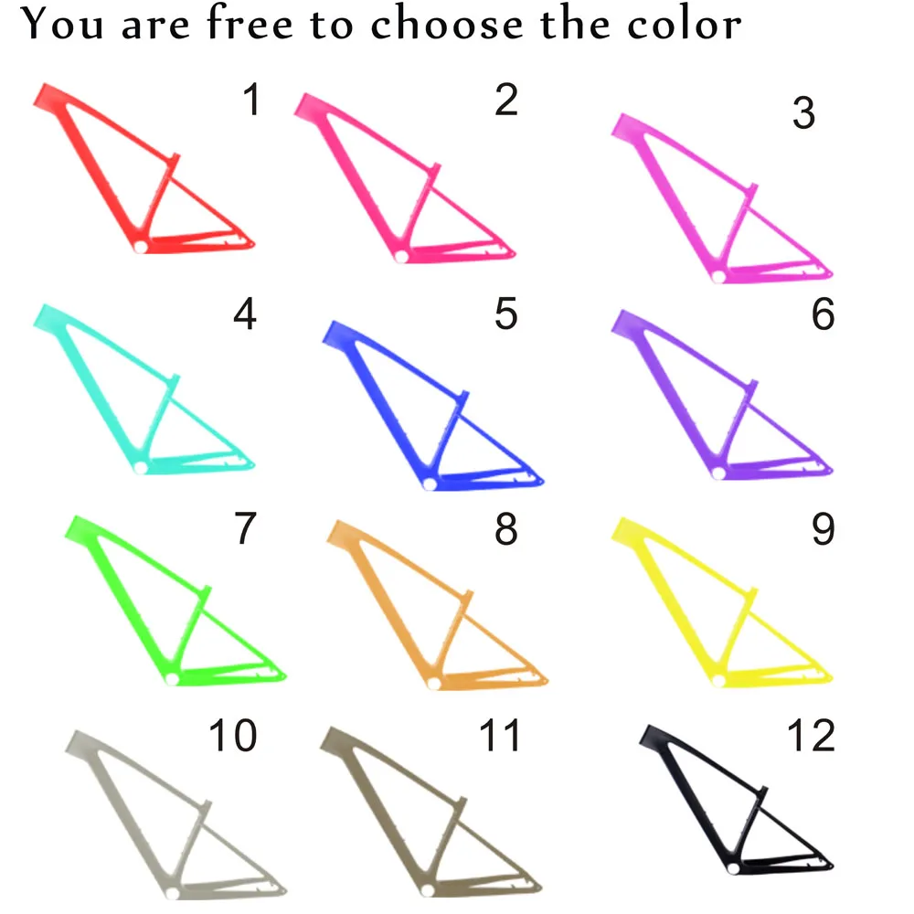 

2021 new Full carbon T1000 mountain bike 29er frame bicicletas mountain bicycles carbon mtb frame 142*12mm and 148*12mm