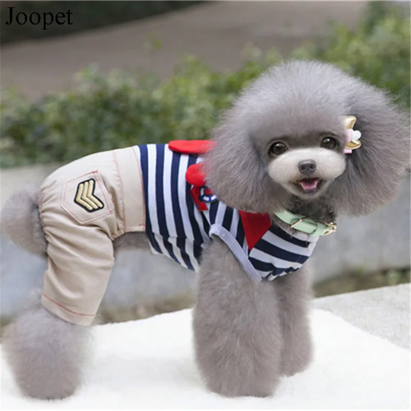 Бесплатная доставка одежда для щенка весны домашнего питомца темно синего цвета