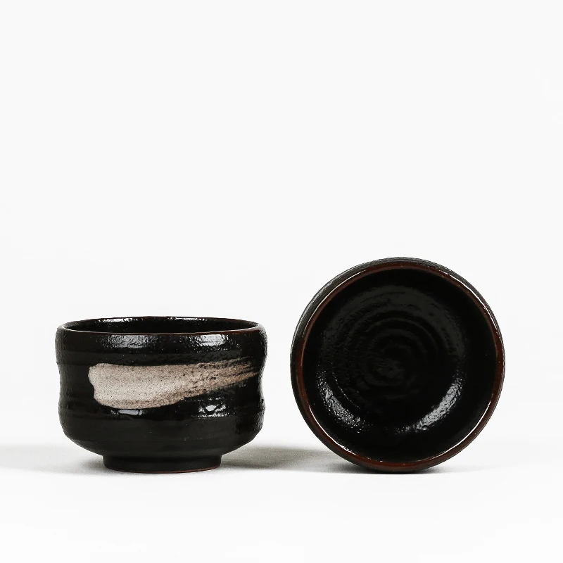 Грубая Керамика ручной работы 350 мл зеленая чаша маття Японская для церемоний