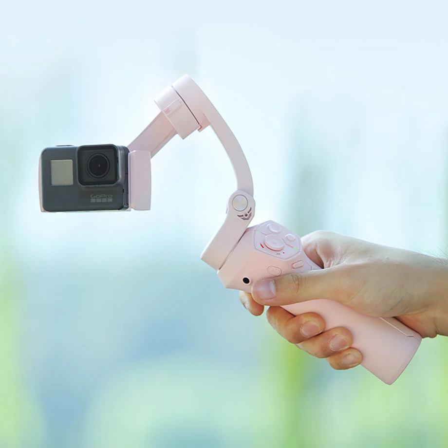 Atom 3 оси складной карманный ручной Gimbal селфи стабилизатор телефона для iPhone samsung