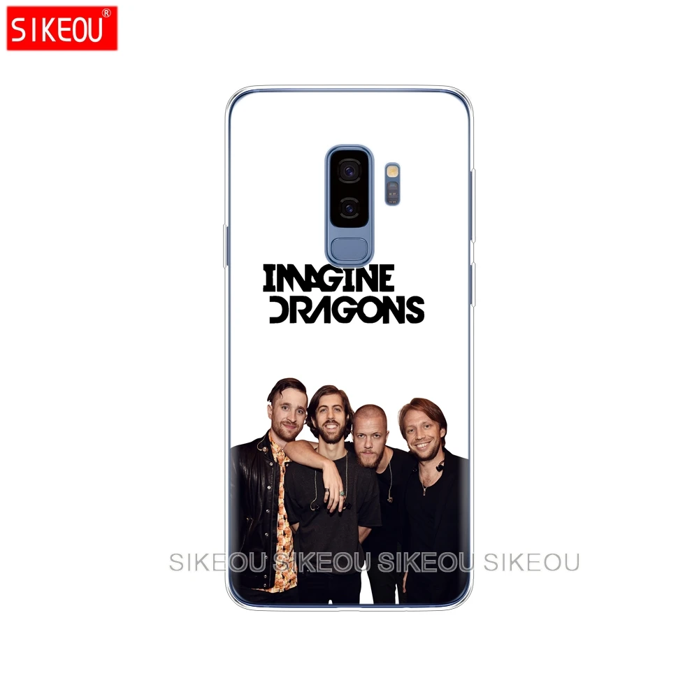 Силиконовый чехол для Samsung Galaxy S9 S8 S7 S6 edge S5 S4 S3 PLUS телефона imagine dragons night music|Бамперы| |