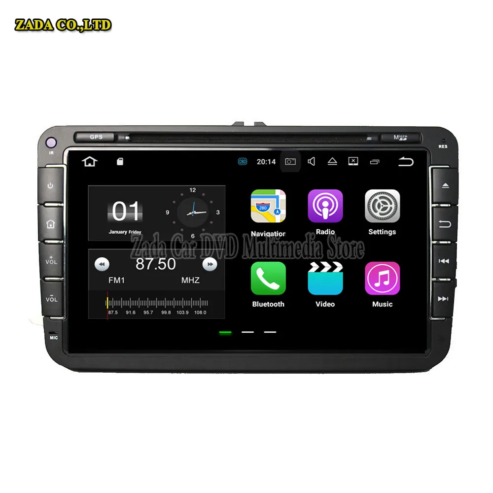 NAVITOPIA 8 дюймов Android 1 автомобильный Радио gps для VW