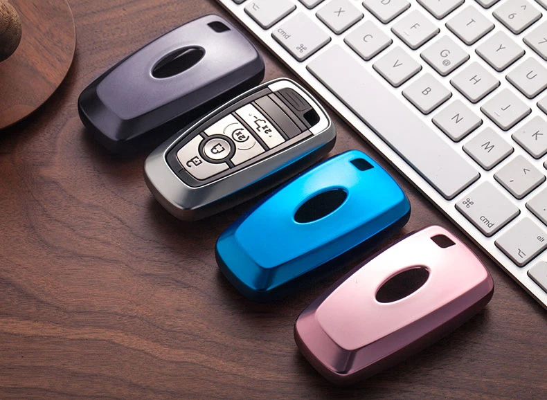 Серебряный защитный чехол для ключей из ТПУ Ford Edge Mondeo EcoSport Keyless | Автомобили и
