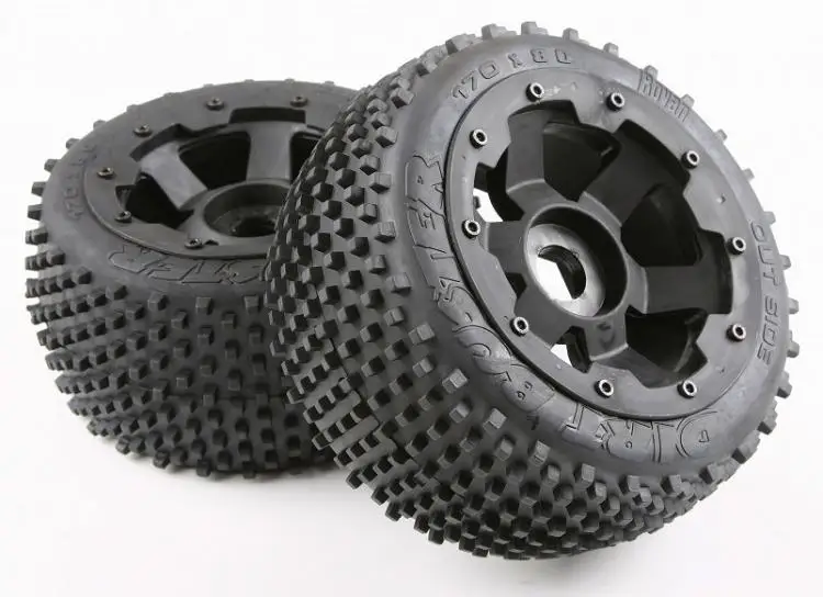 Rear 85023 HPI Racing 1/5 RC большой размер газ/EP ralloy на дороге багги колеса/шины 4 шт. 5R 5B SS 5SC ROVAN KINGMOTOR KM KSRC001 002 - Цвет: Rear 85023