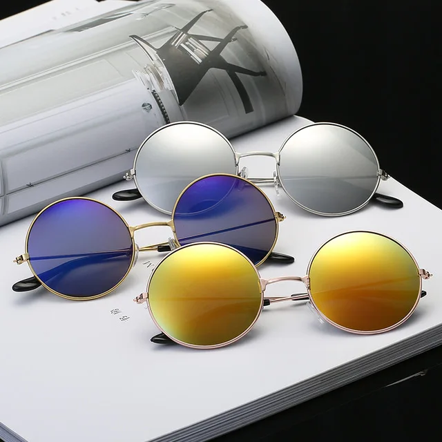 Винтажные женские lunetes de Soleil Rondes или Cadre Pour Hommes Dames дизайнерские ретро