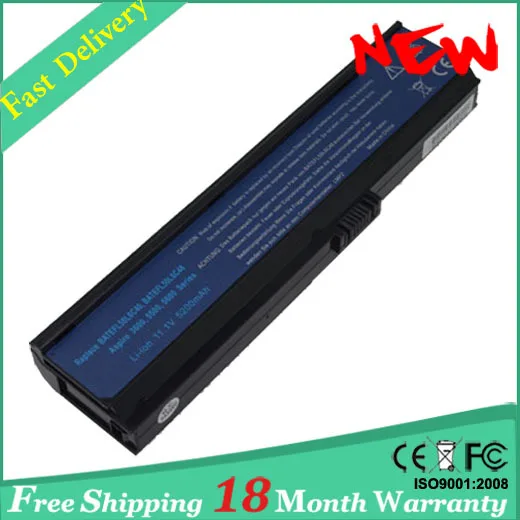 

5200mAh Battery for Acer TravelMate 2480 2400 3210 3220 3230 3260 3270 Aspire 3030 3200 3600 3680 5030 5050 5500 5550 5600 5570