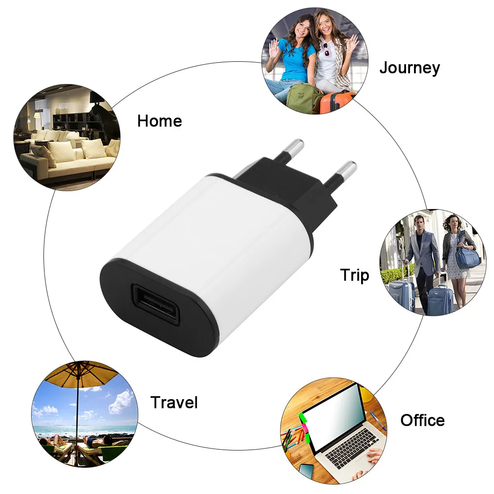Зарядное устройство EU Plug USB настенное зарядное 5В 2А настенный адаптер зарядка