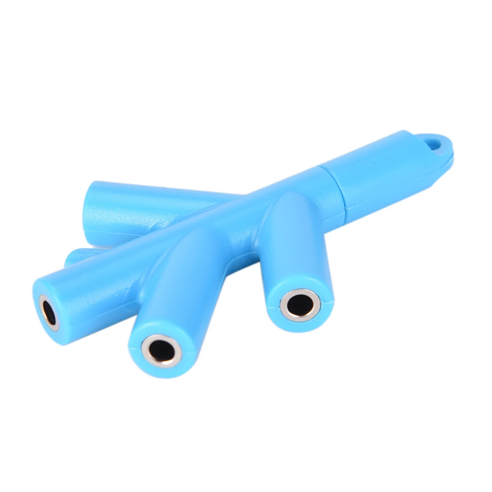 1 шт. милые разделители для наушников 3 5 мм ветви аудио сплиттер наушники кабель