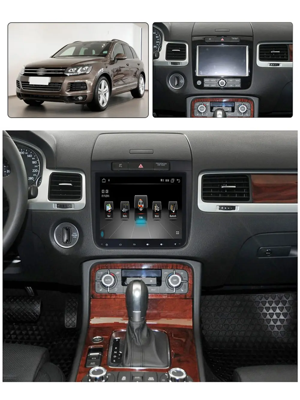 Новинка! 8," 2+ 32G Android 9,1 Автомобильный gps навигация для Volkswagen Touareg 2012 2013 wifi авто радио видео плеер FM AM gps