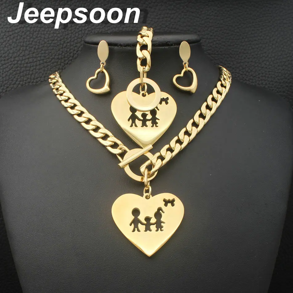 Горячие Нержавеющая сталь моды фигура Jewelry цвет золотистый Цепочки и ожерелья