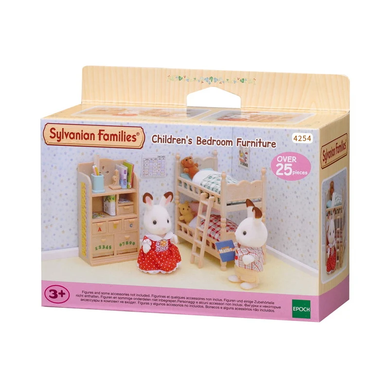 Sylvanian Families кукольный домик, набор детской мебели для спальни, аксессуары, подарочная игрушка для девочки, без фигурки, Новинка#4254