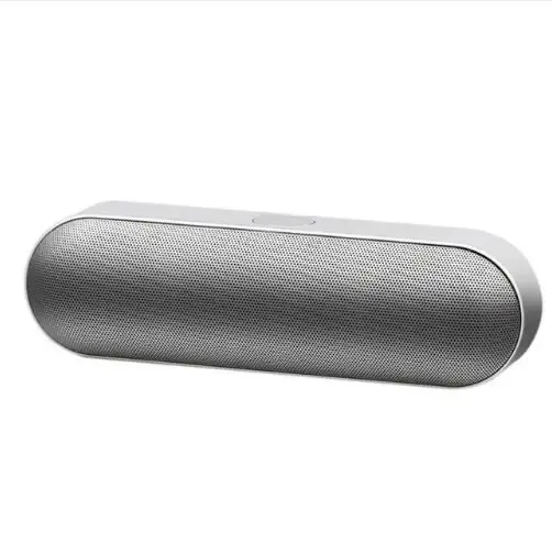 Серый Мини Bluetooth динамик Портативный беспроводной Pill тип динамик s стерео внешний динамик FM TF карта AUX - Цвет: Серый
