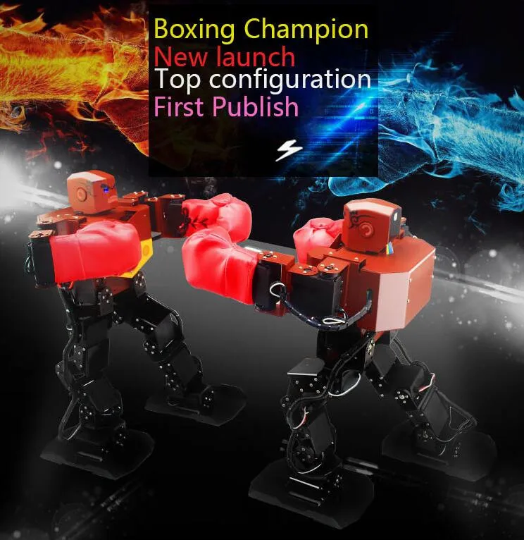В разобранном виде Tyson 16 гуманоид dof робот рама конкурс танец робот с боксерской перчаткой капот для DIY