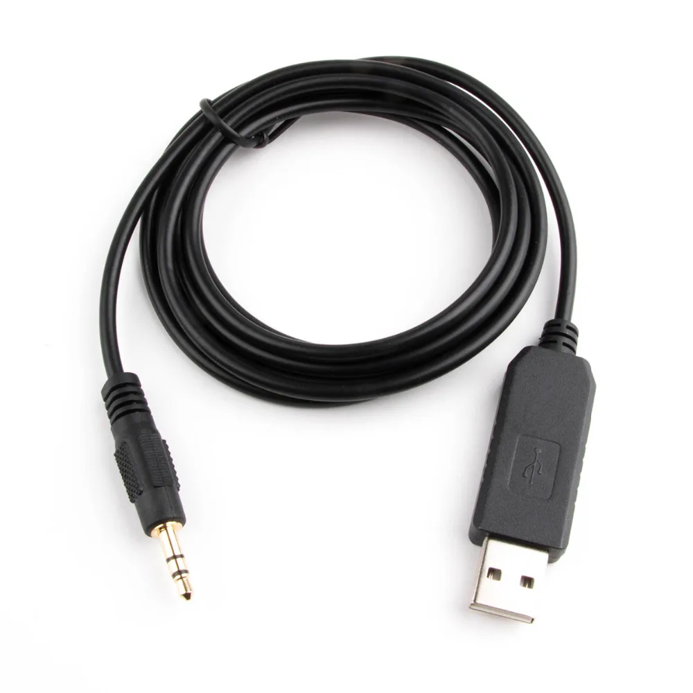 Кремниевый CP2102 USB к RS232 позолоченный 3 полюса 2 5 мм разъем аудио адаптер конвертер
