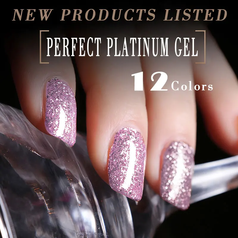 Гель лак для ногтей 1кг bing glitter platinum gel lakiery hybrydowe oje gellak semipermanente soak off unha долговечный