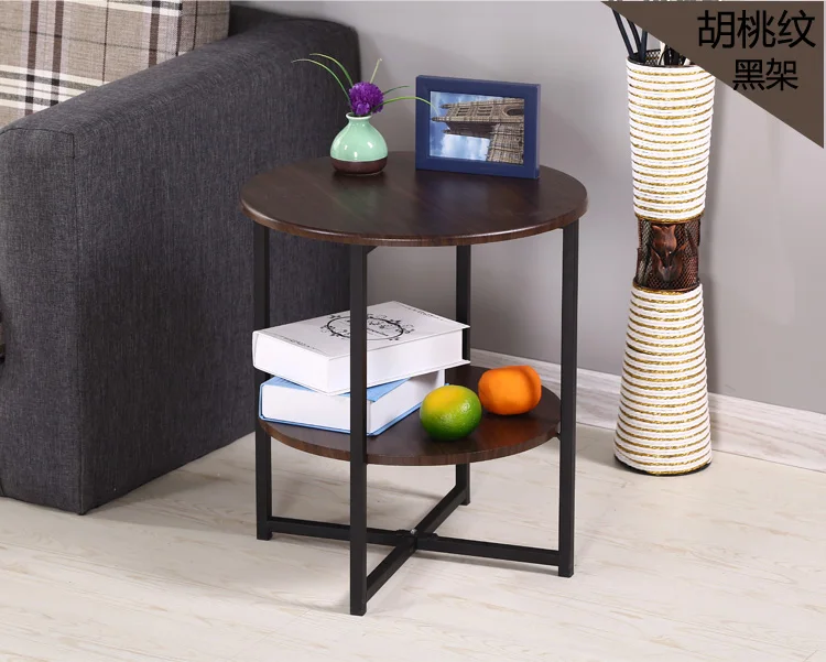 Louis Fashion Coffee Tables Simple Mini Sofa Circular Modern Simple Living Room Telephone Rack