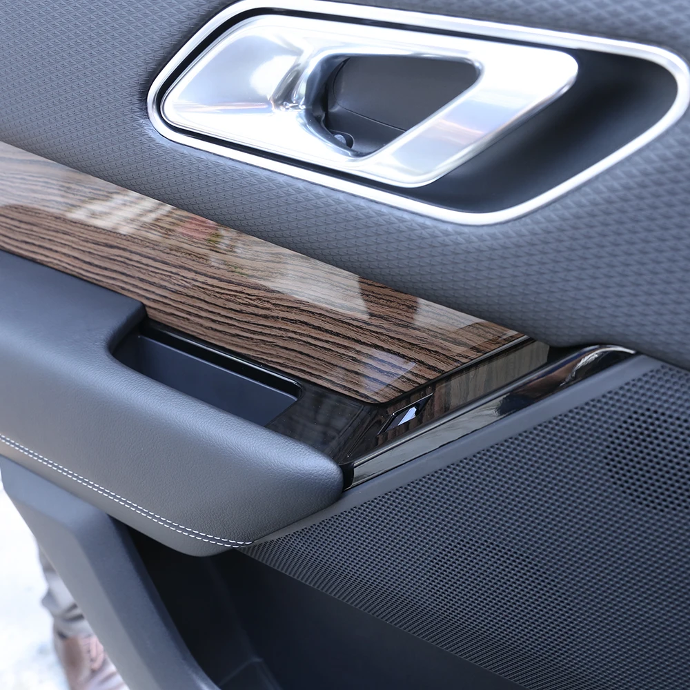 Sands Wood Grain Style Car Interior Door Decoration Panel Cover Trim For Land Rover Range Velar 2017-2018 Accessories | Автомобили и
