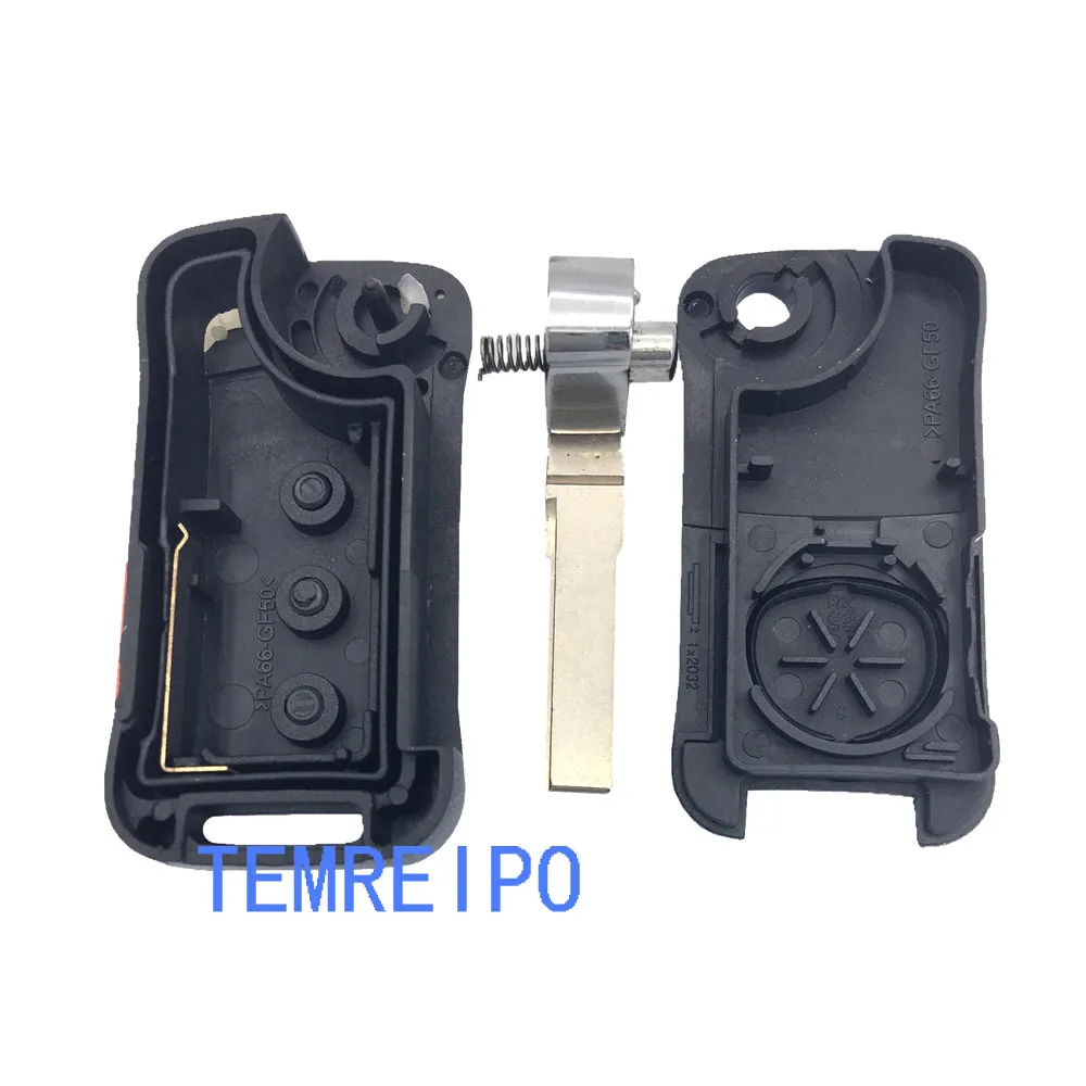 3 + 1 кнопки Uncut Blade Remote Car Key Refit Cover Case Shell для Porsche Cayenne 2004 2010 Cover|Ключ от авто| |