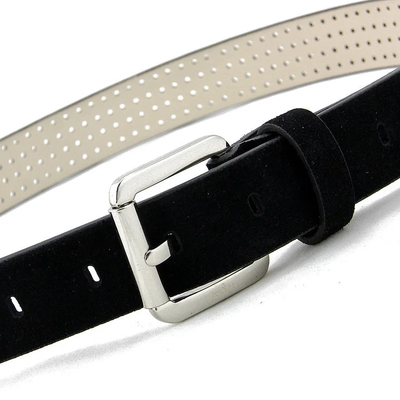 Женский кожаный ремень модный в стиле Хань украшение Джокера лаконичный черный