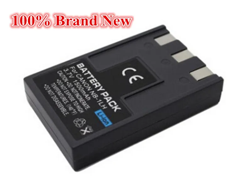 1500 мАч 100% Новый бренд Замена Камера Батарея для Canon NB-1L NB-1LH Цифровой 200 цифровой 300a