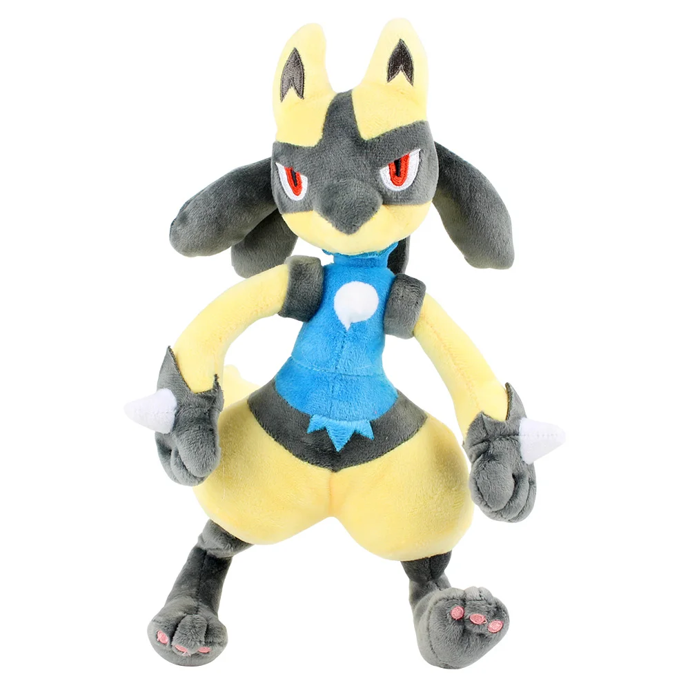 30cm Lucario Alola Плюшевые игрушки Gliscor Pangoro Buzzwole Guzzlord Swampert Lucario Dodrio Hoothoot Ariados Armaldo мягкие куклы - Цвет: 30cm Lucario Alola