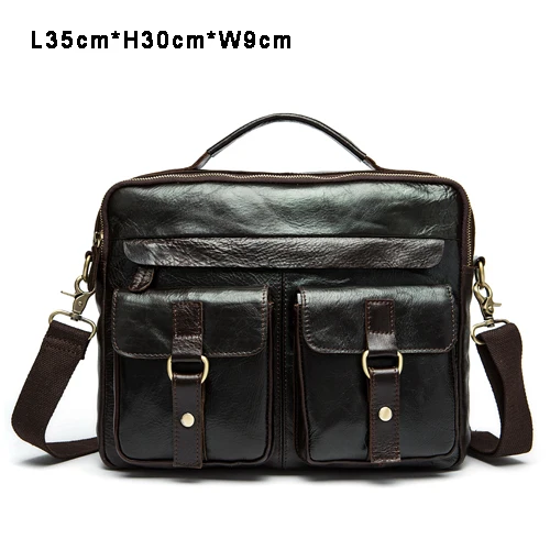 8001L dark coffer WESTAL портфель мужской мужские кожаные сумки мужская натуральная кожа кожаная сумка для ноутбука сумка деловая мужская сумка под документы мужская - Цвет: 8001L dark coffer