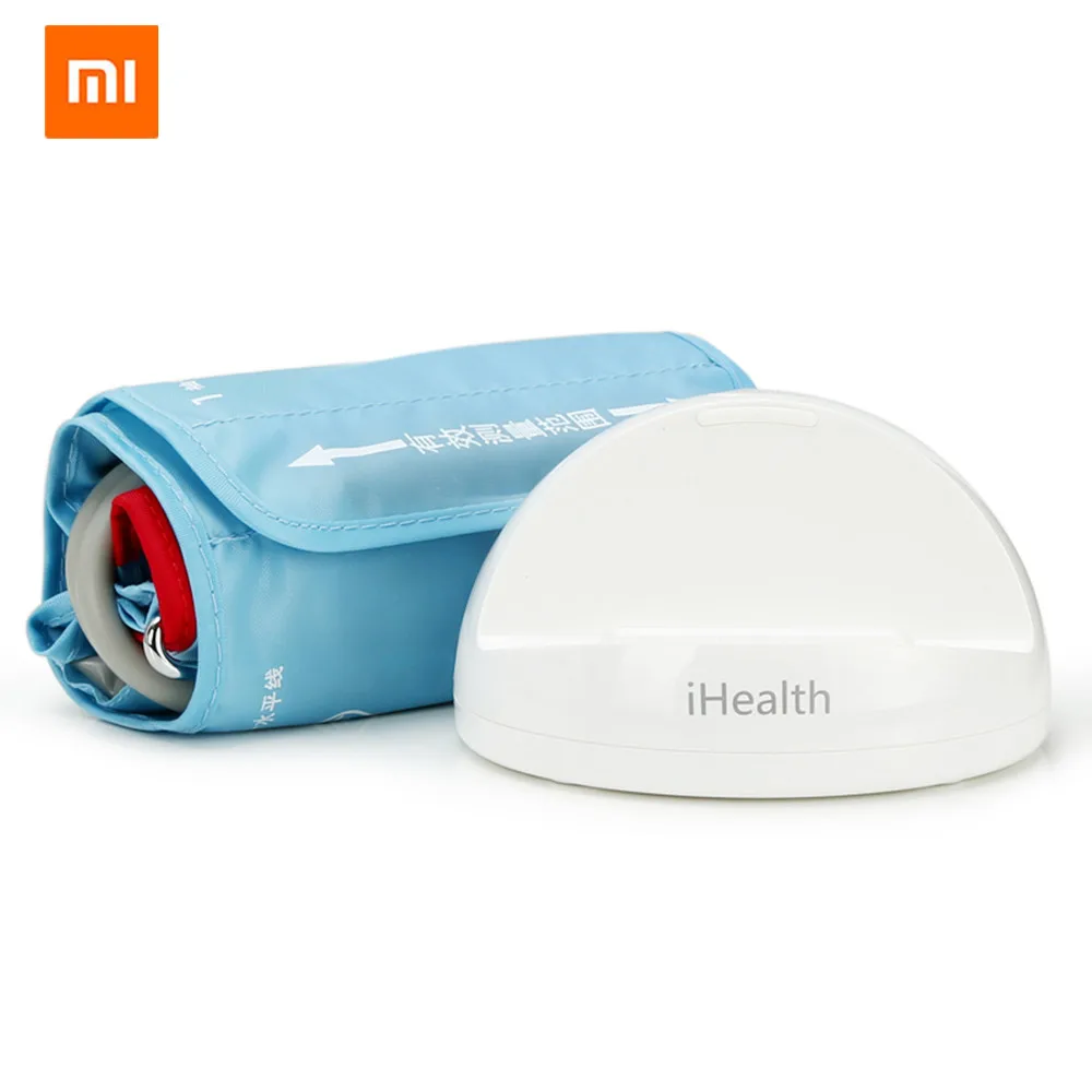 Новые оригинальные Xiao mi iHealth смарт-измерители давления док-станция система мониторинга Bluetooth для смартфоны Xiaomi Iphone mi APP - Цвет: Белый