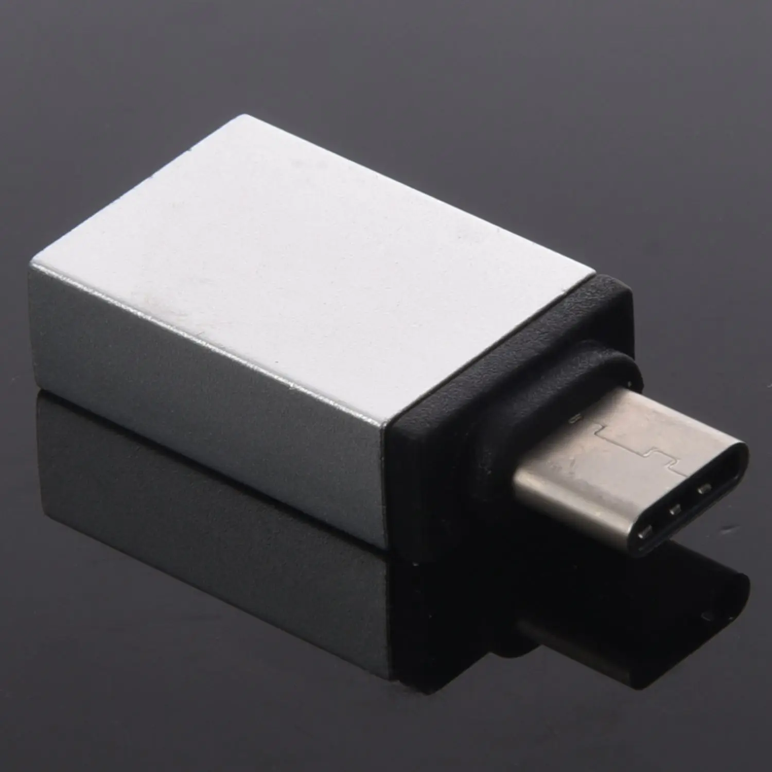 Сплав USB 3 1 Type C папа к 0 Женский OTG адаптер для зарядки данных конвертер