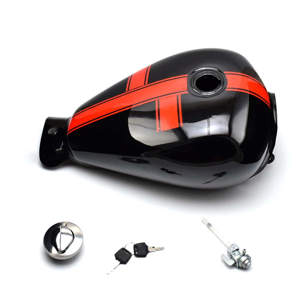 Кафе Racer Chopper 9L 2 4 галлонов мотоцикл винтажный таможенный велосипед топливные