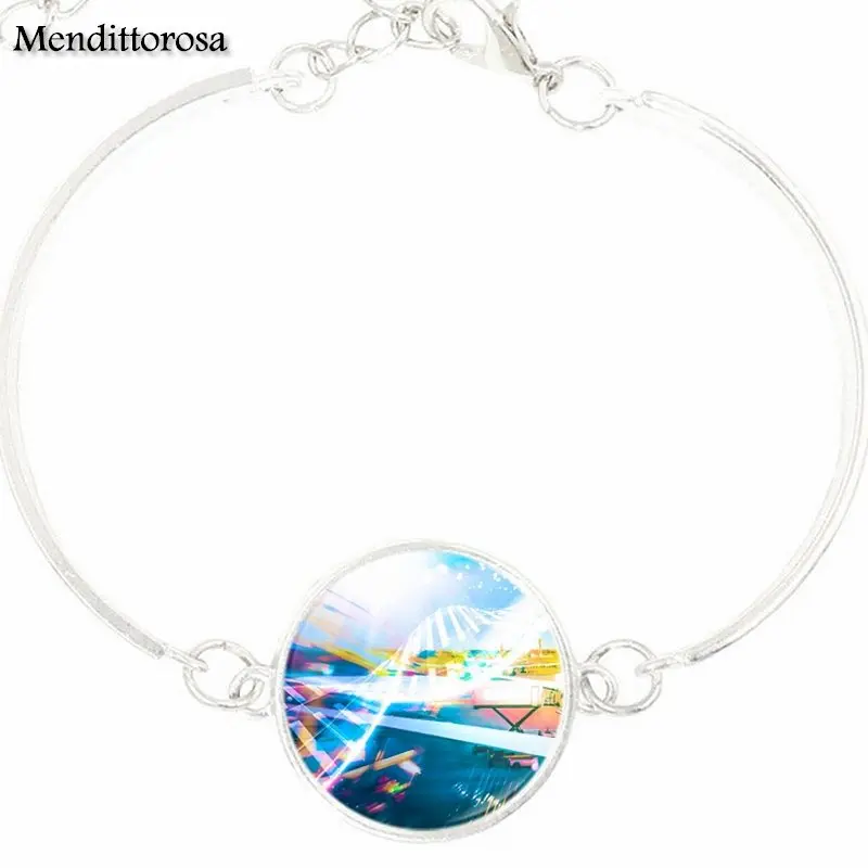 DNA For Schoolgirl Maxi Necklace Fashion Multi Designs Glass Cabochon Ball Chain Bracelet Bangle Jewelry Gifts | Украшения и