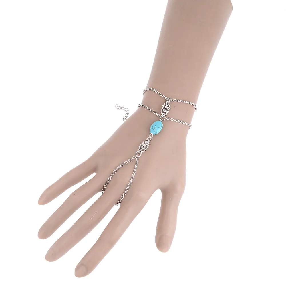 Натуральный камень знаменитостей мульти цепь кисточкой браслет ведомая цепочка