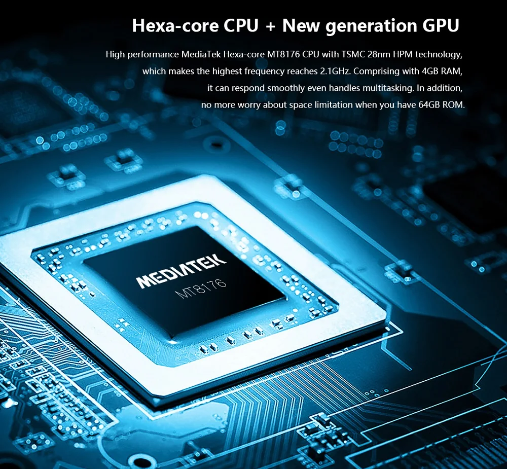 Alldocube X U1005 планшетный ПК MTK8176 Hexa Core 10,5 дюймов 2 K экран 4 Гб Ram 64G/128G Rom Android 8,0 двухдиапазонный WiFi Bluetooth