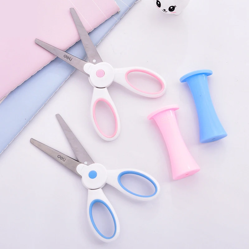 Deli 12 шт. детские ножницы милые Kawaii школьные для бумага скапбукинга DIY самодельный