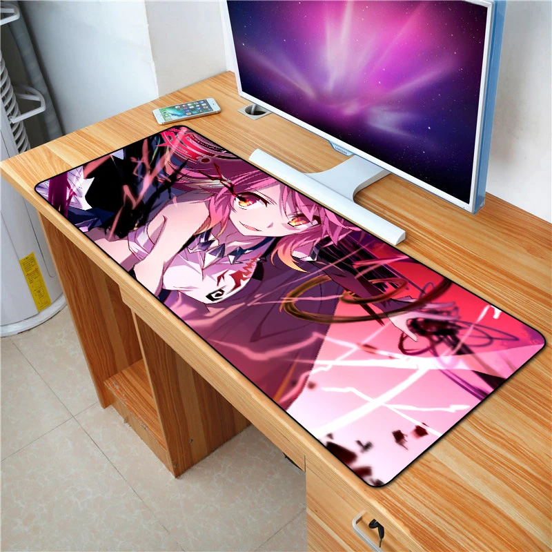 Большой коврик для мыши QQQRGB 70x30 см XL с японским аниме игровой симпатичный подарок