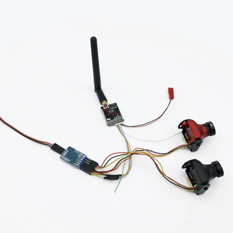 3 канала видео Камера FPV 5,8G 600 mW/видеопередатчиком и съемкой от первого лица CCD Камера 800TVL комплект 3 way видео переключатель блок для дистанционно управляемого мультикоптера