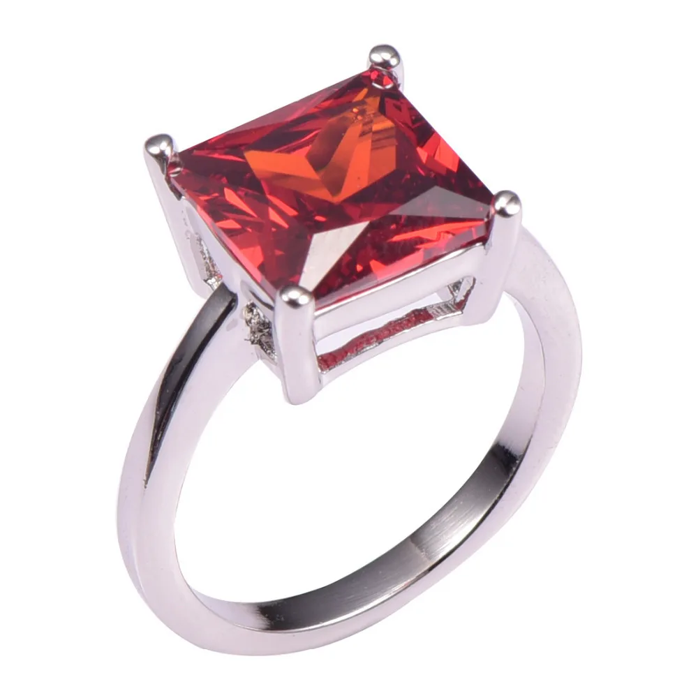 Кольцо из серебра 925 пробы с гранатом размеры 5 6 7 8 9 10 11 12 PR37|ring holder|ring specialsring painting |