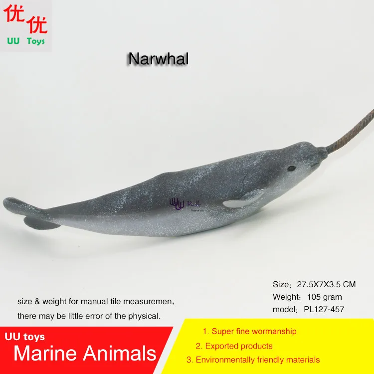 Популярные игрушки Narwhal (Единорог КИТ) имитационная модель морских животных