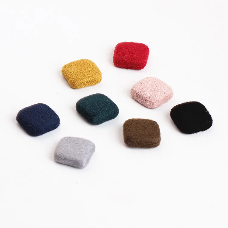 

DIY handmade jewelry accessories deerskin square patch earbob Earrings Pendant pendant ornament material