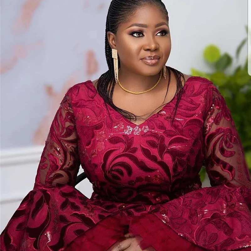 Африканская кружевная ткань 2021 высокое качество цвет красного вина кружевное