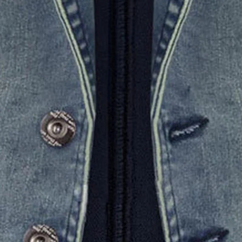 

Denim Jacket Women Winter Autumn Long Sleeve Turn Down Collar Button Slim Outerwear Fashion Causal Streetwear Chic Nice Coat