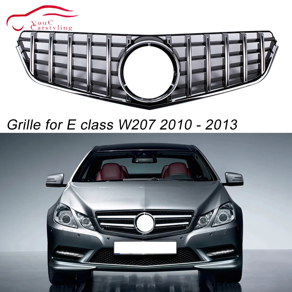 W207 GT решетка R GTR Решетка переднего бампера для Mercedes E class 2010 2013 E200 E250 E300 E350