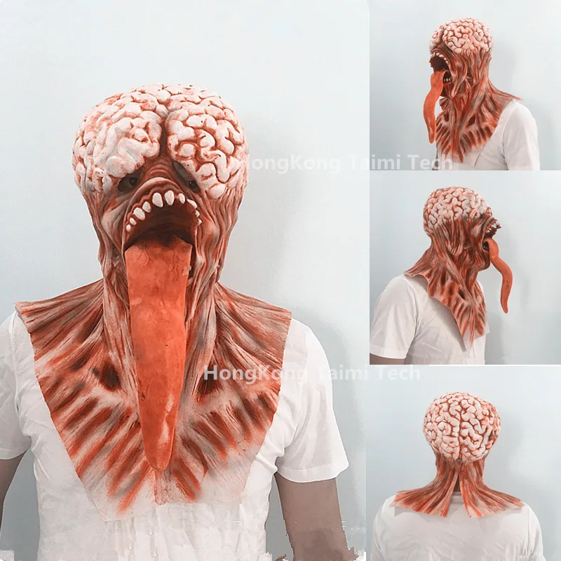 Маскарадные маски с длинными тонами для Хэллоуина страшная маска монстра