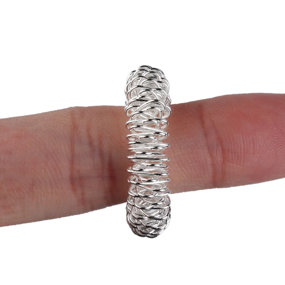 Регулируемое кольцо для массажа пальцев акупунктура уход за телом расслабление