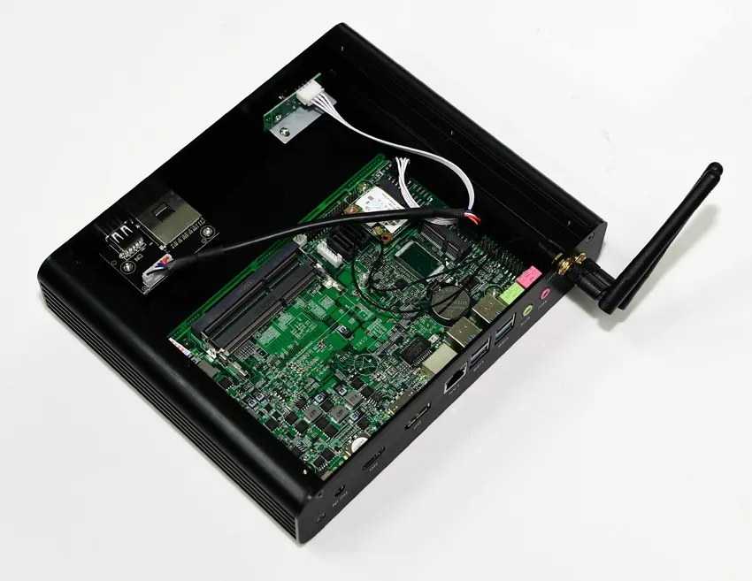 Классический стиль без вентилятора Мини-ПК Core i7 6500u 6600u двухъядерный NUC Intel HD Графика 520 неттоп pc Windows бизнес и домашний компьютер
