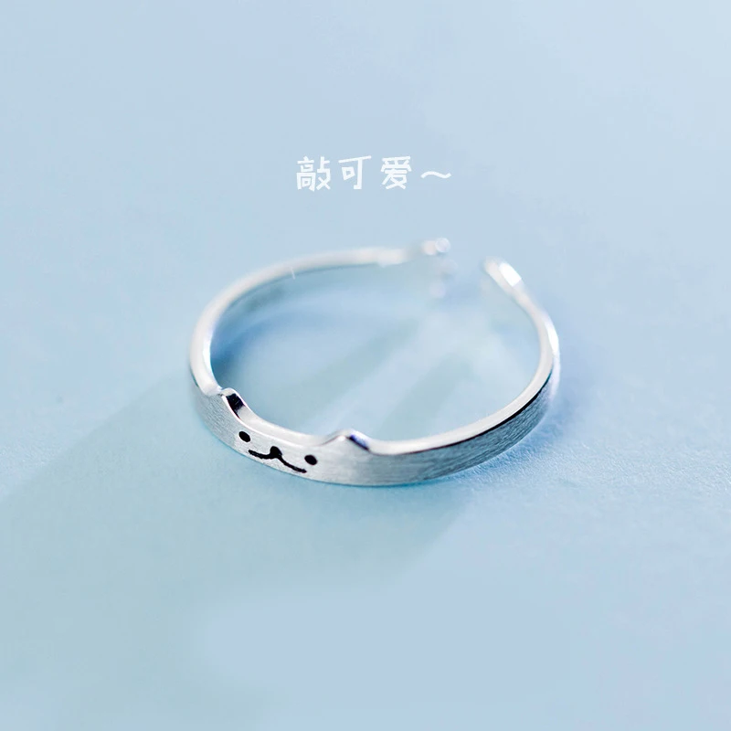 RYOUCUTE 100% настоящий Новый серебряный цвет преувеличенная Личность большие кольца