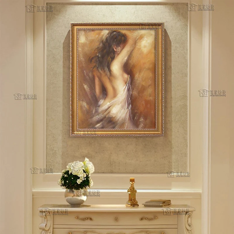 Оптовая продажа картина маслом Обнаженная сексуальная женщина леди современный