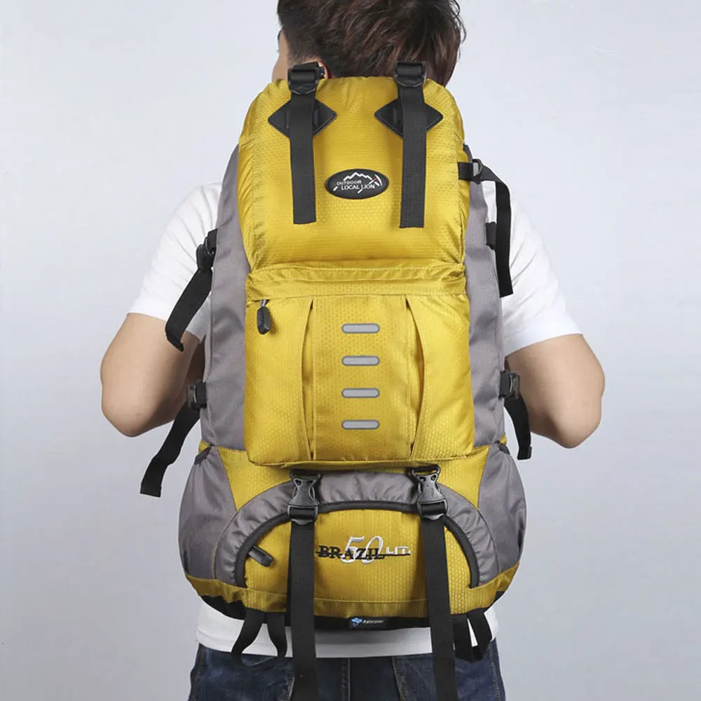 Водонепроницаемый нейлоновый женский и мужской рюкзак для путешествий походный