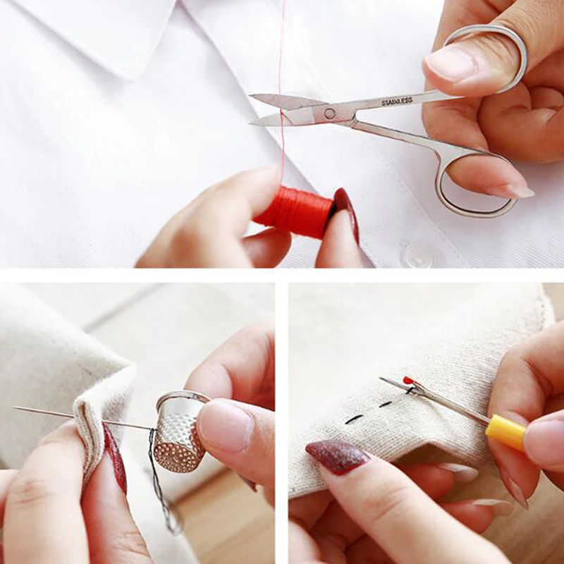10Pcs/set Travelling Craft Sewing Box Kit Quilting Stitching Embroidery Needle Kits With Case Mom Gifts | Дом и сад