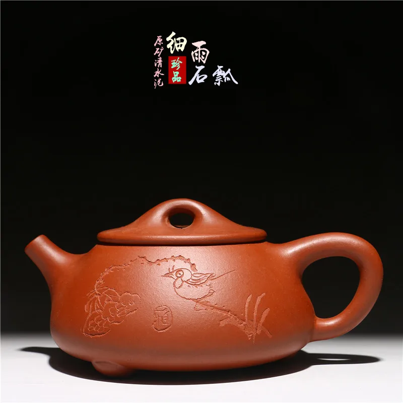 

200ml Wholsale Yixing Genuine Handmade Purple Clay teapot Chinese Kung Fu Zisha Tea Pot Gift Box Package Free Shipping